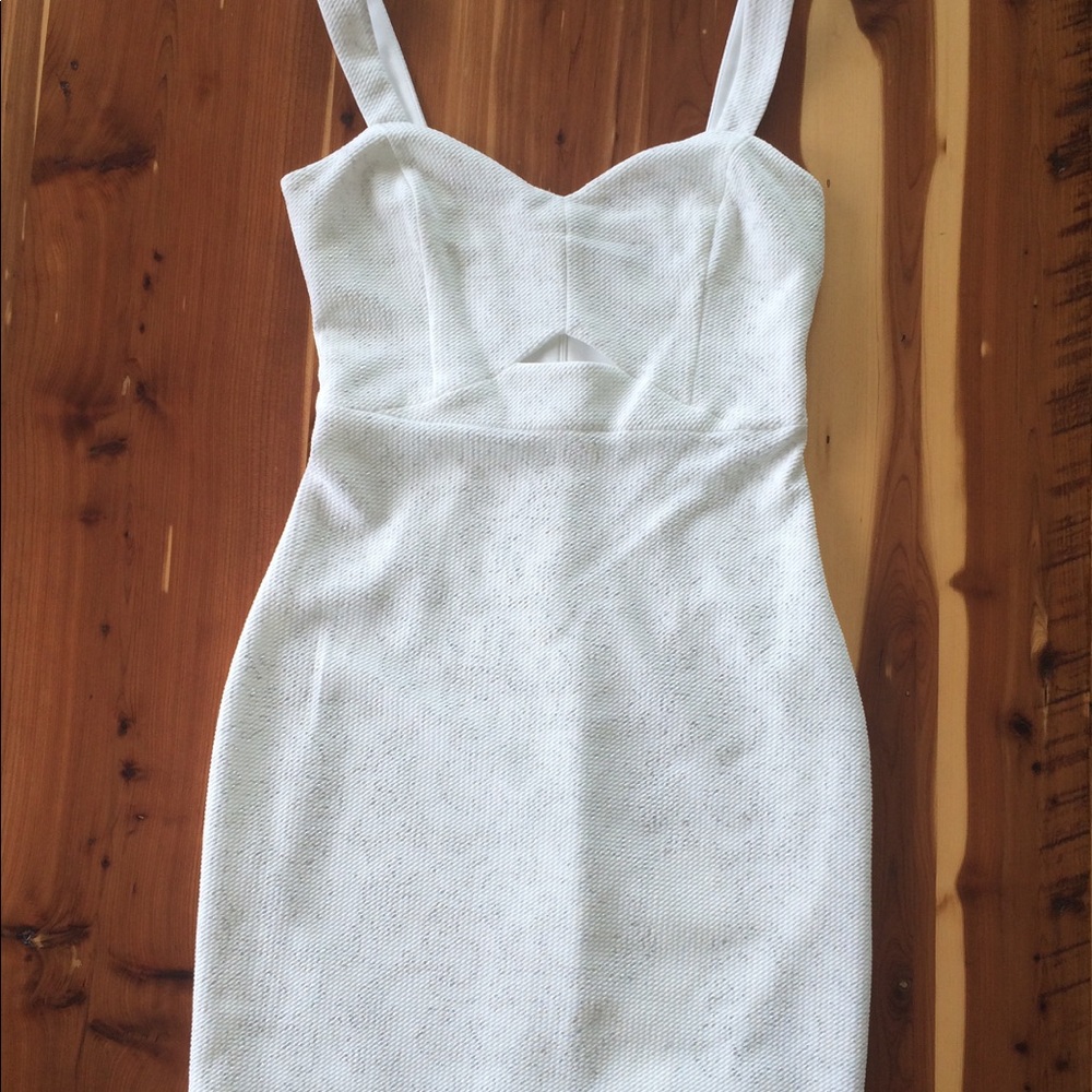 Guess White Cutout Dress